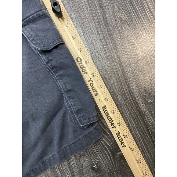 Dockers Mens Flat Front Cargo Shorts Size 34 Purple Grey Two Side Pockets - Picture 12 of 12